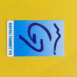 G348 CC2376 G7 – NAPOLI SUMMIT 94 NUOVA - schede telefoniche valutazione collezione schede telefoniche rare vendita schedipedia app valore schede telefoniche rare catalogo pdf
