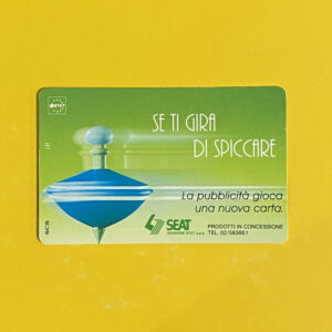 G331 CC2431 SEAT – SE TI GIRA DI SPICCARE (VERDE – ALFANUMERICA) NUOVA - schede telefoniche valutazione collezione schede telefoniche rare vendita schedipedia app valore schede telefoniche rare catalogo pdf