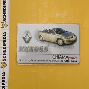 CHI0841 RENORD NUOVA FT - schede telefoniche valutazione collezione schede telefoniche rare vendita schedipedia app valore schede telefoniche rare catalogo pdf