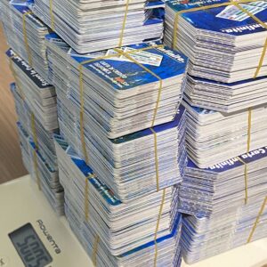 Lotto da 5kg di Carta Infinita (oltre 2500 schede telefoniche)