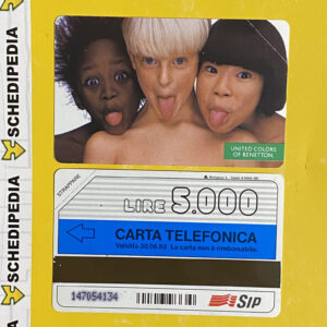 G143 CC2200 AGFS59 BENETTON – TRE BAMBINI NUOVA SEC.SCELTA - schede telefoniche valutazione collezione schede telefoniche rare vendita schedipedia app valore schede telefoniche rare catalogo pdf