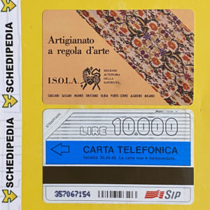 G132 CC2189 AGFS48 I.S.O.L.A. – ARTIGIANATO A REGOLA D’ARTE NUOVA OCR - schede telefoniche valutazione collezione schede telefoniche rare vendita schedipedia app valore schede telefoniche rare catalogo pdf