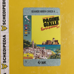 G146 CC2203 AGFS62 PAGINE GIALLE ’91 – BASILICATA/CALABRIA NUOVA - schede telefoniche valutazione collezione schede telefoniche rare vendita schedipedia app valore schede telefoniche rare catalogo pdf