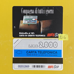 G216 CC1249 COMPAGNA DI TUTTI I GIORNI NUOVA - schede telefoniche valutazione collezione schede telefoniche rare vendita schedipedia app valore schede telefoniche rare catalogo pdf