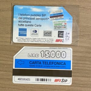 G272 CC2314 AGFS162 SIP – CARTE DI CREDITO - schede telefoniche valutazione collezione schede telefoniche rare vendita schedipedia app valore schede telefoniche rare catalogo pdf