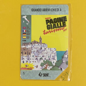 G165 CC2222 AGFS81 PAGINE GIALLE ’91 – PUGLIA - schede telefoniche valutazione collezione schede telefoniche rare vendita schedipedia app valore schede telefoniche rare catalogo pdf