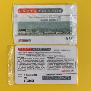 CA1356 – Aereoporto Pisa Galileo Galilei NUOVA - schede telefoniche valutazione collezione schede telefoniche rare vendita schedipedia app valore schede telefoniche rare catalogo pdf