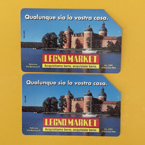 Coppia: LEGNO MARKET G304/G305 CC2347 AGFS194 - schede telefoniche valutazione collezione schede telefoniche rare vendita schedipedia app valore schede telefoniche rare catalogo pdf