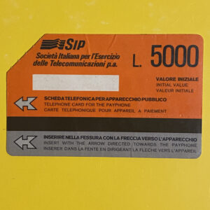 GP71 Serie URMET Rossa – con Logo Mantegazza Lato B S2 - schede telefoniche valutazione collezione schede telefoniche rare vendita schedipedia app valore schede telefoniche rare catalogo pdf