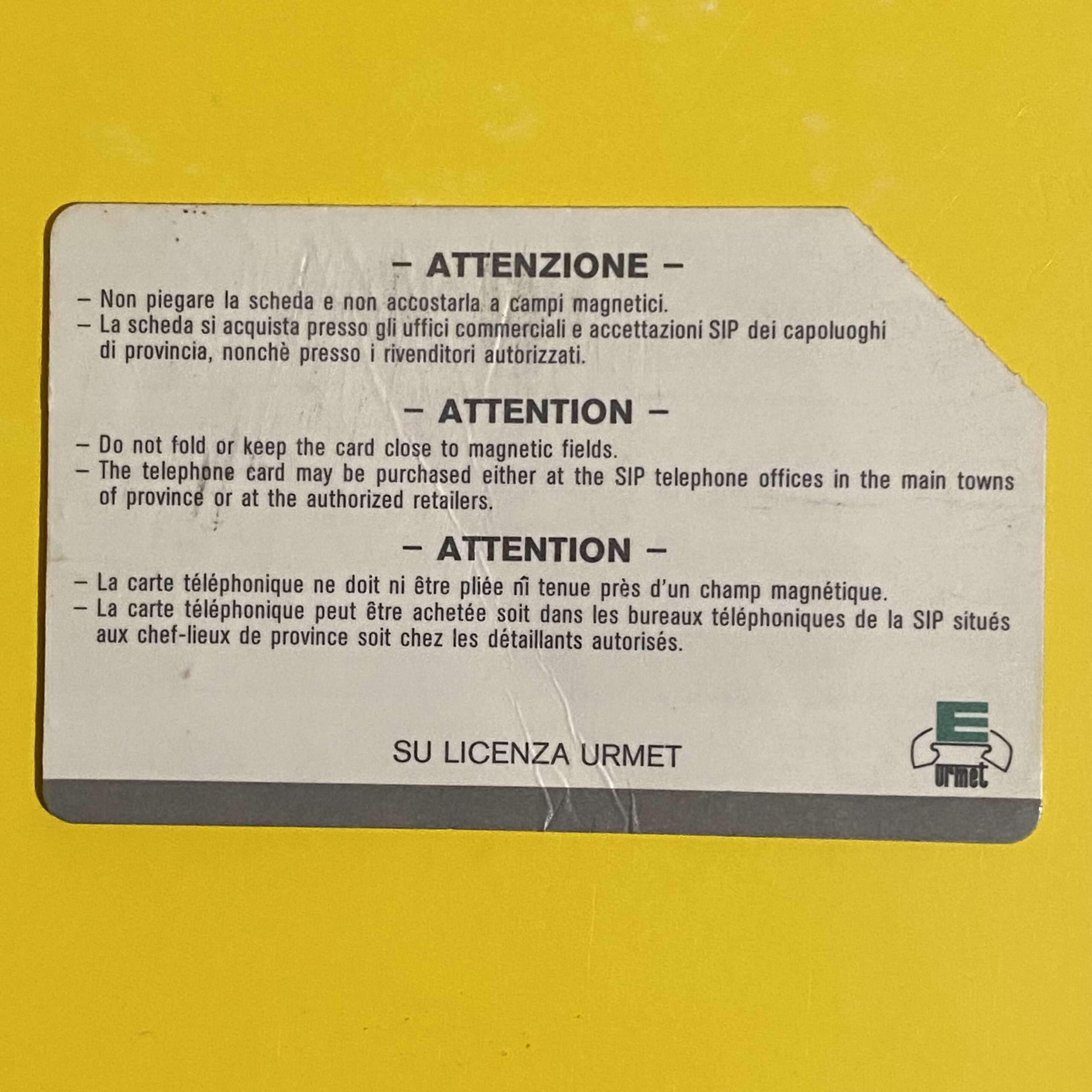 GP69 Serie URMET Rossa – SENZA Logo Mantegazza Lato B S3 - schede telefoniche valutazione collezione schede telefoniche rare vendita schedipedia app valore schede telefoniche rare catalogo pdf GP69 Serie URMET Rossa – SENZA Logo Mantegazza Lato B S3 - schede telefoniche valutazione collezione schede telefoniche rare vendita schedipedia app valore schede telefoniche rare catalogo pdf