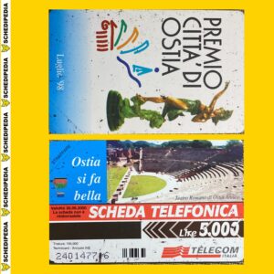 G808 CC2880 AG416 PREMIO CITTÀ DI OSTIA 98 NUOVA – SECONDA SCELTA - schede telefoniche valutazione collezione schede telefoniche rare vendita schedipedia app valore schede telefoniche rare catalogo pdf