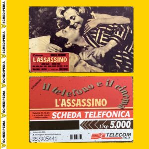 G712 CC2773 AG332 IL TELEFONO E IL CINEMA – L’ASSASSINO NUOVA – SECONDA SCELTA - schede telefoniche valutazione collezione schede telefoniche rare vendita schedipedia app valore schede telefoniche rare catalogo pdf