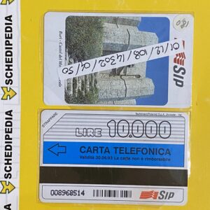 G182 CC2239 AGFS98 BARI – CASTEL DEL MONTE (BA) NUOVA - schede telefoniche valutazione collezione schede telefoniche rare vendita schedipedia app valore schede telefoniche rare catalogo pdf