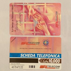 G1068 CCF3132 AG579 LE OPERE DI MISERICORDIA – VISITARE I CARCERATI NUOVA - schede telefoniche valutazione collezione schede telefoniche rare vendita schedipedia app valore schede telefoniche rare catalogo pdf
