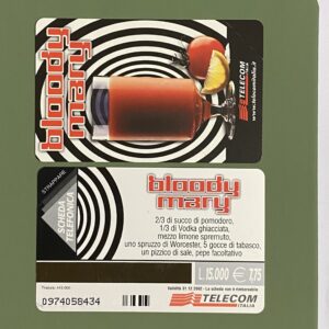 G1219 CCF3333 AG811 COCKTAILS – BLOODY MARY NUOVA - schede telefoniche valutazione collezione schede telefoniche rare vendita schedipedia app valore schede telefoniche rare catalogo pdf