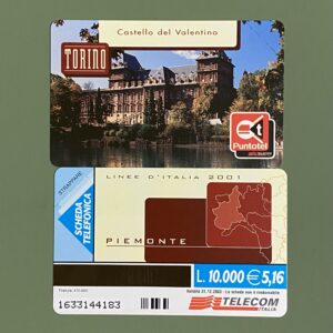 G1493A CCF3539A LINEE D’ITALIA 2001 – PIEMONTE NUOVA - schede telefoniche valutazione collezione schede telefoniche rare vendita schedipedia app valore schede telefoniche rare catalogo pdf