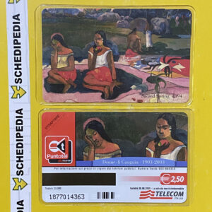 G1793 CCF3785 GAUGUIN – SACRED SPRING TRIANG. RIATTACCATO - schede telefoniche valutazione collezione schede telefoniche rare vendita schedipedia app valore schede telefoniche rare catalogo pdf