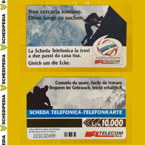GAA61 CC2761 NON CERCARLA LONTANO – ALPINISTA - schede telefoniche valutazione collezione schede telefoniche rare vendita schedipedia app valore schede telefoniche rare catalogo pdf