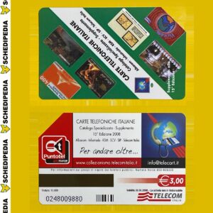 G2317 CCF4439 CATALOGO SPECIALLIZZATO – SUPPLEMENTO 15° EDIZIONE 2008 - schede telefoniche valutazione collezione schede telefoniche rare vendita schedipedia app valore schede telefoniche rare catalogo pdf
