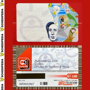G2071 CCF4184 MUSEO DEI BAMBINI - schede telefoniche valutazione collezione schede telefoniche rare vendita schedipedia app valore schede telefoniche rare catalogo pdf