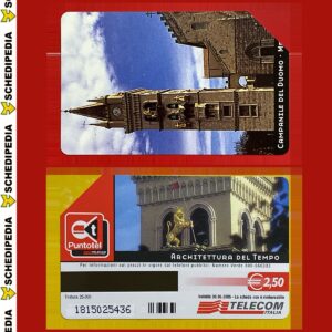 G1676 CCF3774 ARCHITETTURA DEL TEMPO – CAMPANILE DEL DUOMO (MESSINA) - schede telefoniche valutazione collezione schede telefoniche rare vendita schedipedia app valore schede telefoniche rare catalogo pdf